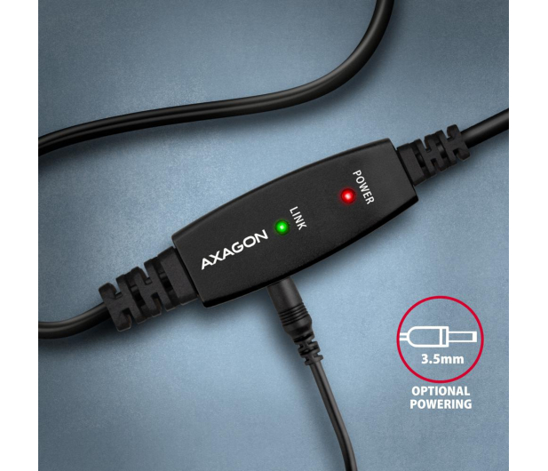 Axagon kabel ADR-210B USB repeater 10 m - 1485413 - zdjęcie 9